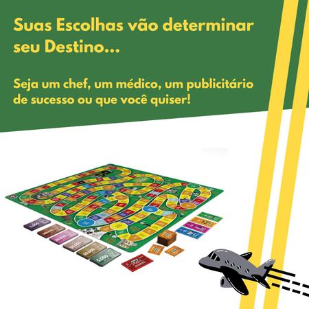 Kit Tabuleiro Banco Imobiliário + Jogo Da Vida + Detetive - T-Gift