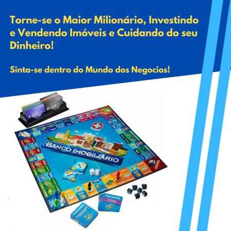 Kit Jogos de Tabuleiro Banco Imobiliário + Detetive + Jogo da Vida + Cara a  Cara