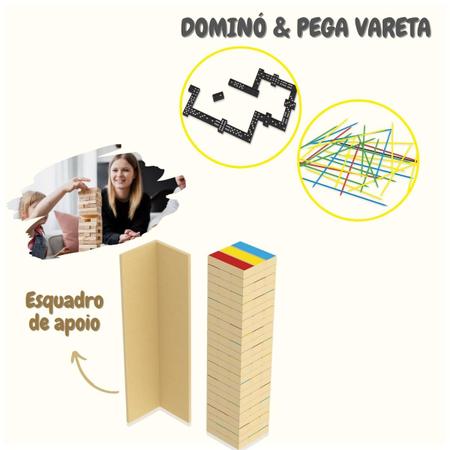 Kit Jogos Tabuleiro Clássicos Xadrez Dama e Torre Madeira Equilíbrio -  PERSON - Jogo de Dominó, Dama e Xadrez - Magazine Luiza