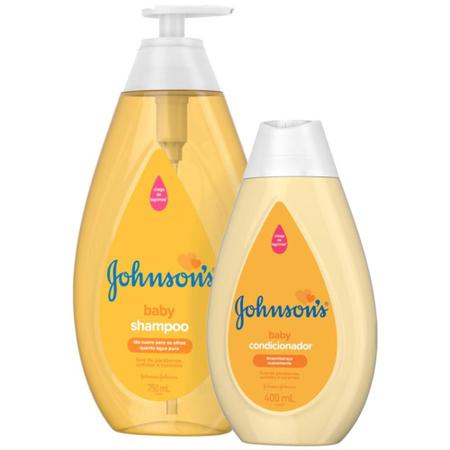 Imagem de Kit Johnson's Baby Regular: Shampoo 750ml + Condicionador  400ml