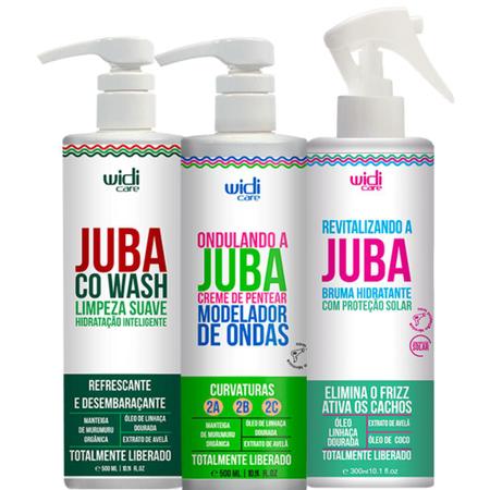 Imagem de Kit Juba Co-Wash 500ml + Cpp Ondas 500ml + Bruma Hidratante Spray 300ml