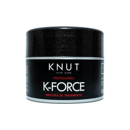 Imagem de Kit K-Force: Shampoo 250ml + Condicionador 250ml + Máscara 300g + Leave-in Spray 70 ml + Hair Remedy 130g Knut