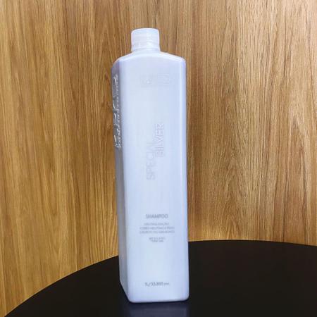 Imagem de Kit K.Pro  Special Silver Ph 5.5 a 6.5 - Shampoo 1L e Ph Balancer Violet - Máscara Acidificante 1kg (2 produtos)
