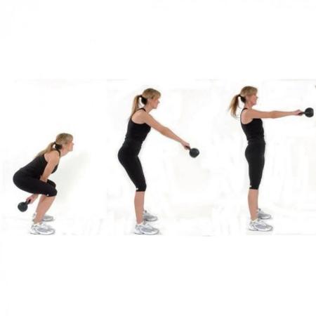 Kettlebell Emborrachado – 4kg, 8kg ou 10kg 