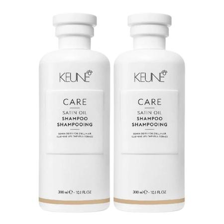Imagem de Kit Keune Care Satin Oil 2x Shampoo 300ml (2 produtos)