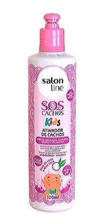 Imagem de Kit Kids Salon Line Sos Cachos Infantil  Vegano Completo 5-Produtos