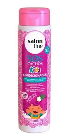 Imagem de Kit Kids Salon Line Sos Cachos Infantil  Vegano Completo 5-Produtos