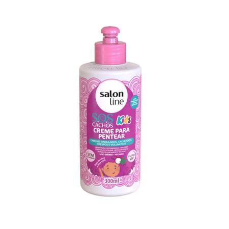 Imagem de Kit Kids Salon Line Sos Cachos Infantil  Vegano Completo 5-Produtos