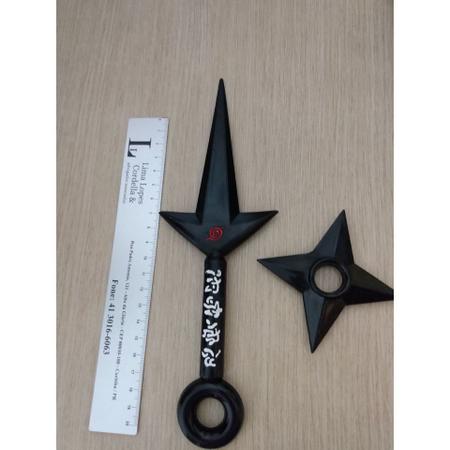 Kunai do Minato e Shuriken - Naruto - Loja Happy Nerd