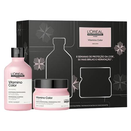Imagem de Kit L'Oréal Professionnel Serie Expert Vitamino Color - Shampoo 300ml e Máscara 250g