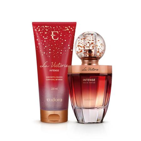 Imagem de Kit La Victorie Intense Eudora Eau de Parfum + Sabonete Liq