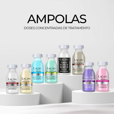 Imagem de Kit Lacan Multifinalizador Capilar BB Cream Shampoo Leave-in Máscara e Ampola Matizadora (4 produtos)