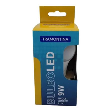 Imagem de Kit Lâmpada Led tipo bulbo Tramontina 9w 6500k 10 UN