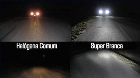 Kit Lâmpada Super Branca Farol + Led Gol Saveiro Quadrado G1 - Tiger Auto Imagem de Kit Lâmpada Super Branca Farol + Led Gol Saveiro Quadrado G1