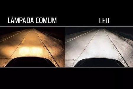 Imagem de Kit Lampada Super Led Farol + Led Gol Quadrado G1