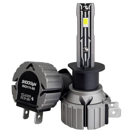 Kit Lâmpada Ultra Led H1 Shocklight S16 Nano 6000K 8400Lm Imagem de Kit Lâmpada Ultra Led H1 Shocklight S16 Nano 6000K 8400Lm