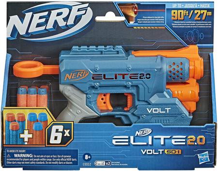 Kit Arma Nerf Blaster + Colete + Acessórios + 60 Dardos Bala