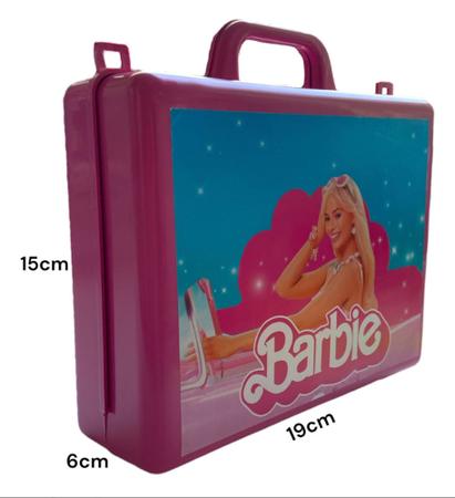 Lancheira Barbie A Princesa e A Pop Star Dourada - Compre Agora