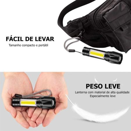 Imagem de Kit Lanterna Bike Recarregável USB, Farol para Bicicleta 100000 Lumens 98000W + Cabo USB + Suporte Universal