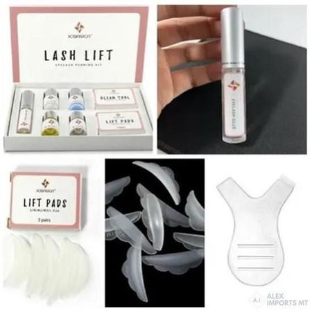 Pads Permanente Cílios 05 Pares Lash Lifthing + Espatula