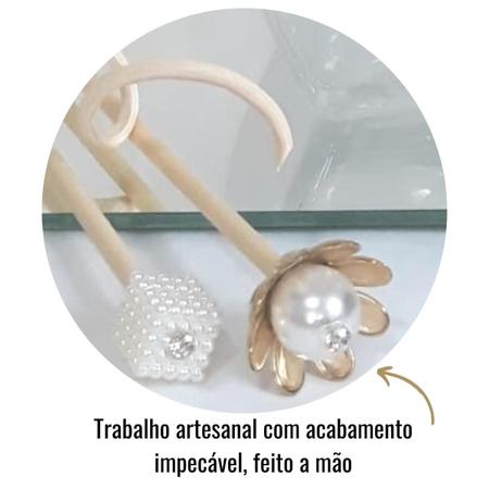 Imagem de Kit Lavabo Luxo Porta Sabonete Aromatizador Porta Escovas Bandeja Varetas Decoradas- Modelo Grécia