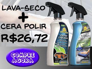 Imagem de Kit Lavagem sem água - lavaseco + cera liquida Autochine