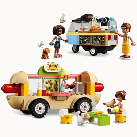 Imagem de Kit Lego Friends Carrinho De Pastelaria e Hot Dog