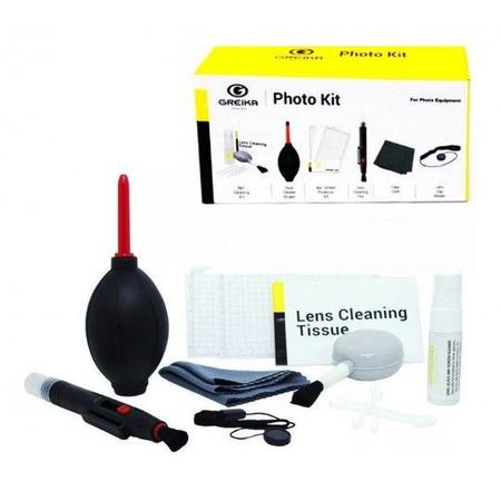 Imagem de Kit Limpeza Câmeras E Lente 8 Em 1 Greika Wt 2048 Photo Kit