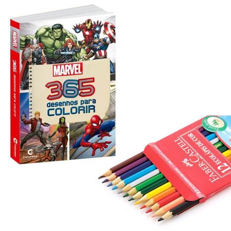 Livro Doodle Marvel Pintar e Colorir + Jogo de Dominó Vingadores -  Culturama - Jogo de Dominó, Dama e Xadrez - Magazine Luiza