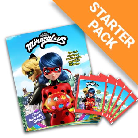 Imagem de Kit Livro Ilustrado Album Miraculous Lady Bug + 5 Envelopes