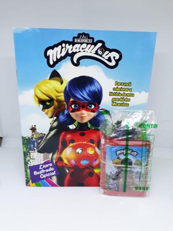 Imagem de Kit Livro Ilustrado Album Miraculous Lady Bug + 5 Envelopes