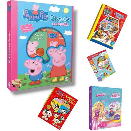 BOX - POLLY POCKET O MUNDO DA POLLY - 6 LIVROS CIRANDA CULTURAL INFANTIL  Vitrola INFANTIL INFANTIL