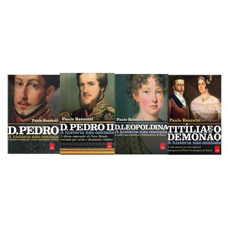 Imagem de KIT livros - A história não contada - D  Leopoldina + D Pedro + D Pedro II + Titília e Demonão