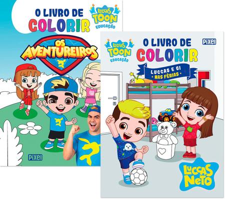 Luccas neto livro pintar