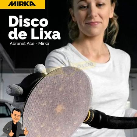 Imagem de Kit Lixas para Preparação de Marmorato 6" 150MM - P320 / P400 / P600 / P1000 Mirka