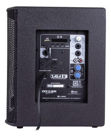 Imagem de Kit LL Áudio Donner Saga 6 Ativa Passiva Bivolt 150W Microfone Lyco dinâmico Sem Fio Mesa LL Áudio 6 Canais