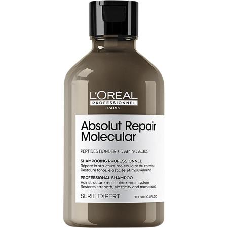Imagem de Kit Loreal Absolut Repair Molecular Shampoo, Sérum, Leave-in