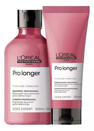 Imagem de Kit LOréal Pro Longer Shampoo 300ml + Cond 200ml