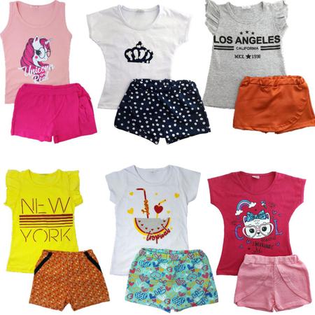 Conjunto de roupas para meninas para meninas (branco, 4 a 5 anos