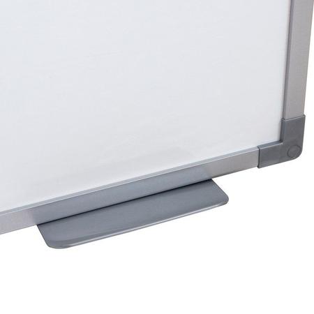 Imagem de Kit Lousa Quadro Branco 100 X 70cm Escolar Moldura Alumínio Luxo + 2 Marcadores + Apagador - Stalo
