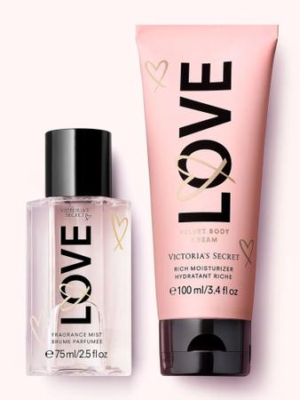 Kit Love Mist & Velvet Perfume 75ml + Hidratante 100ml Victoria's Secret  Original - Kit de Perfume - Magazine Luiza