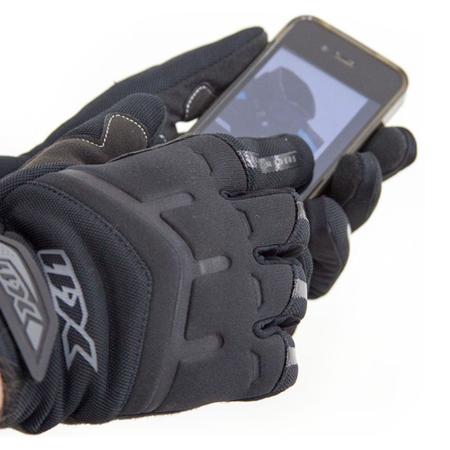 Imagem de Kit Luva FIT X Masculina Com Função Touchscreen Motociclista X11 + Touca Balaclava