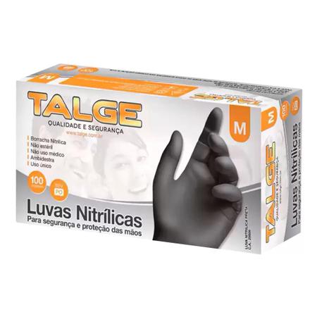 Kit Luva Nitrílica Talge Tam. M Sem Pó - 2 Caixas Com 100 Unidades Cada Imagem de Kit Luva Nitrílica Talge Tam. M Sem Pó - 2 Caixas Com 100 Unidades Cada