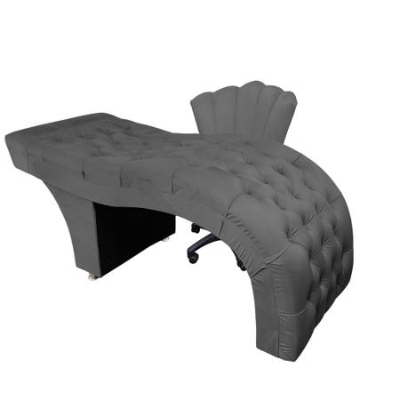 Imagem de Kit Maca estética de luxo 60 cm com Cadeira Mocho - IN-9 Decor