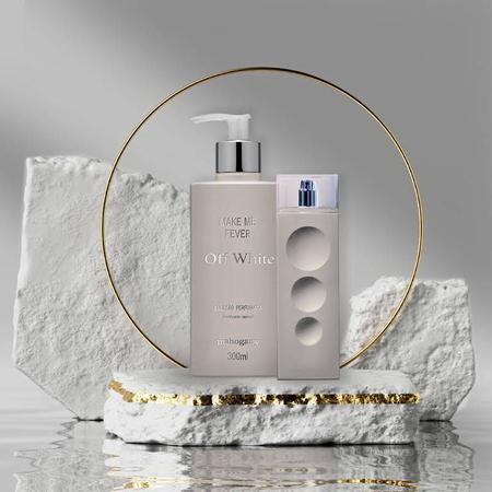 mahogany perfume off white