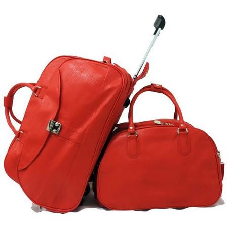 Kit Mala Para Viagem Com Rodinhas E Bolsa Média De Mão - URM - Conjunto de  malas - Magazine Luiza