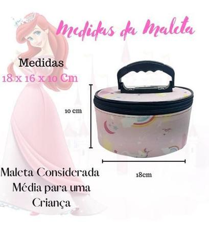 Maleta Presente Kit Maquiagem Infantil Completa Média