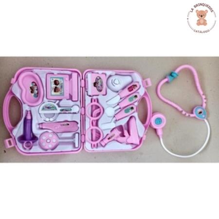 Maleta Kit Medico Brinquedo Doutora Medicina Enfermeira + Jogo