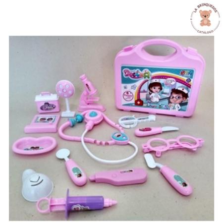 Maleta Kit Medico Brinquedo Doutora Medicina Enfermeira + Jogo