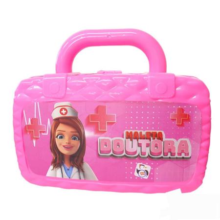 Maleta Kit Medico Brinquedo Doutora Medicina Enfermeira + Jogo